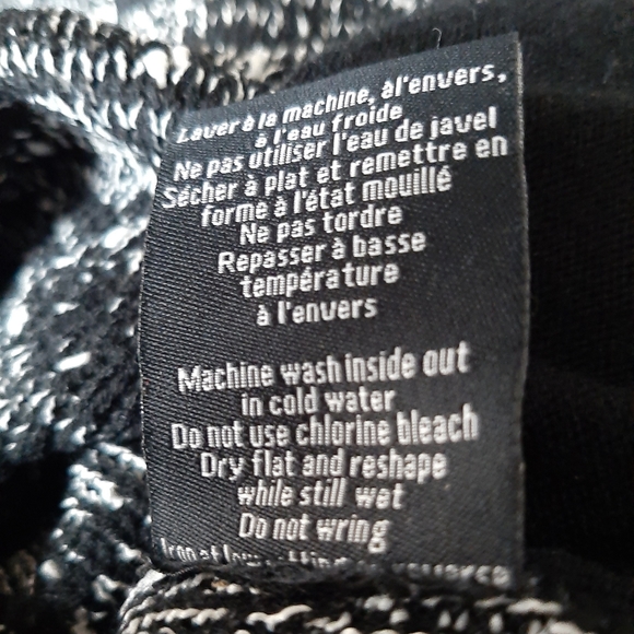 TERRA NOSTRA - Light knit sweater - Black and white - Size: M - Picture 9 of 9